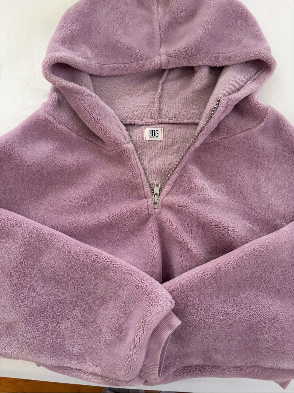 BDG Urban Outfitters fleece lavender hoodie